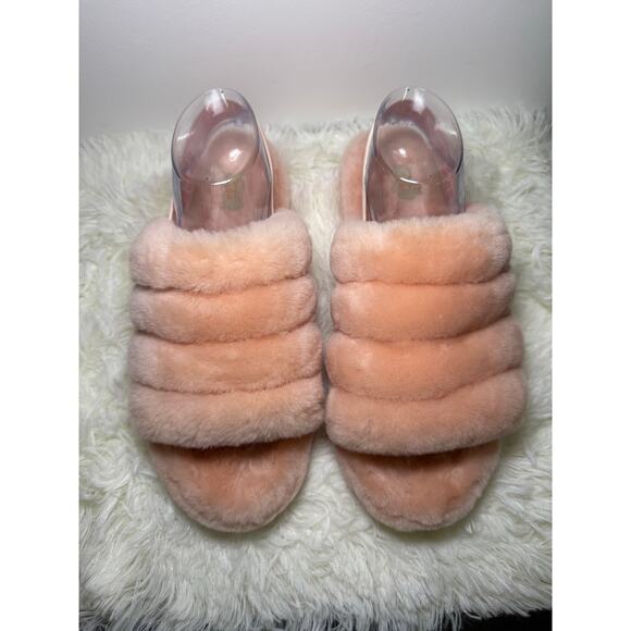 UGG Fluff Yeah Slide – Peach Fuzz - Picture 8 of 11